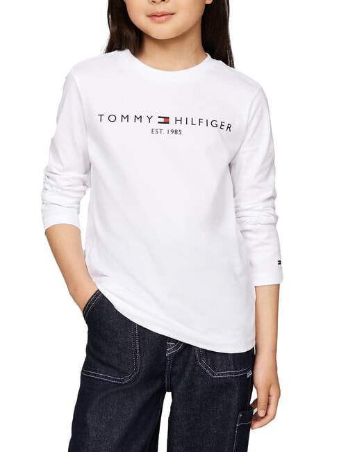 TOMMY HILFIGER TH KIDS Langärmliges T-Shirt Weiß - Kinder-T-Shirt