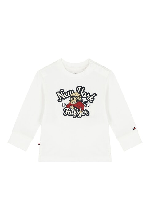 TOMMY HILFIGER TH KIDS Langärmliges T-Shirt Weiß - Kinder-T-Shirt