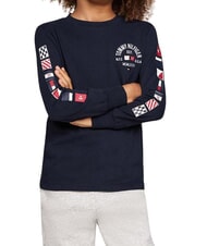 TOMMY HILFIGER TH KIDS Langärmliges Baumwoll-T-Shirt - Kinder-T-Shirt