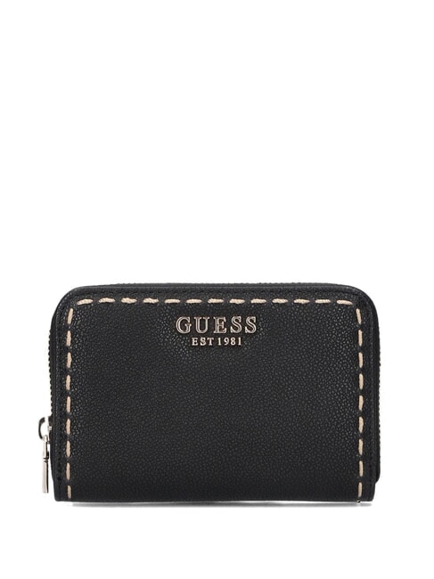 GUESS NASTRA Mittelgroße Brieftasche SCHWARZ - Brieftaschen Damen