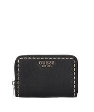GUESS NASTRA Mittelgroße Brieftasche SCHWARZ - Brieftaschen Damen - 1