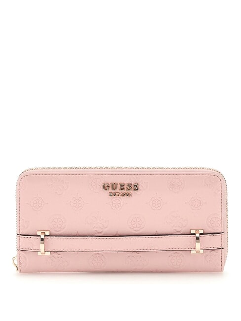 GUESS ZARELA Geldbörse mit Rundum-Reißverschluss Pfingstrosen-Logo - Brieftaschen Damen