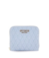 GUESS BETULA Kleine Geldbörse mit Rundum-Reißverschluss stürmisches Blau - Brieftaschen Damen - 1