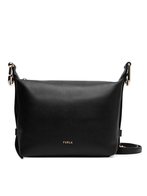 FURLA TONIE  Mini-Umhängetasche aus Leder Schwarz - Damentaschen