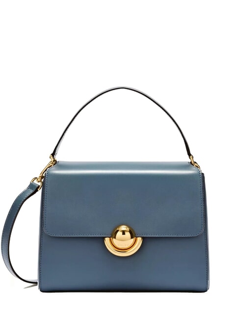 FURLA DOMUS  Mini-Handtasche mit Schultergurt grau blau - Damentaschen