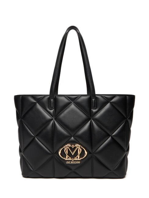 LOVE MOSCHINO EMBOSSED  Einkaufstasche Schwarz - Damentaschen