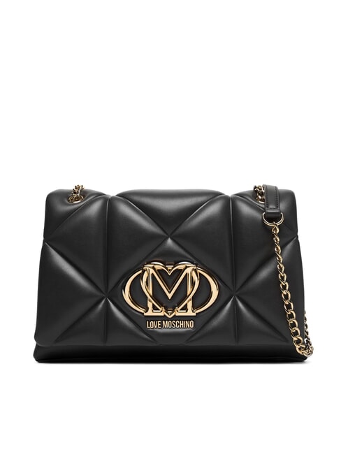 LOVE MOSCHINO EMBOSSED Umhängetasche / Crossbody Bag Schwarz - Damentaschen