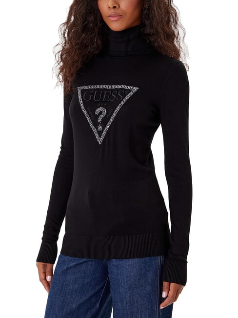 GUESS MELANIE TRIANGLE  Pullover mit Rundhalsausschnitt jetbla - Damenpullover