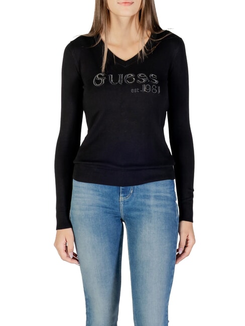 GUESS SAYLOR LOGO  Pullover jetbla - Damenpullover