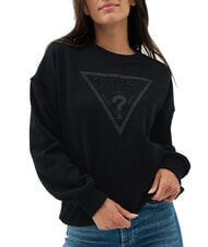 GUESS TRIANGLE GLITTER  Baumwoll-Sweatshirt - Sweatshirts Damen
