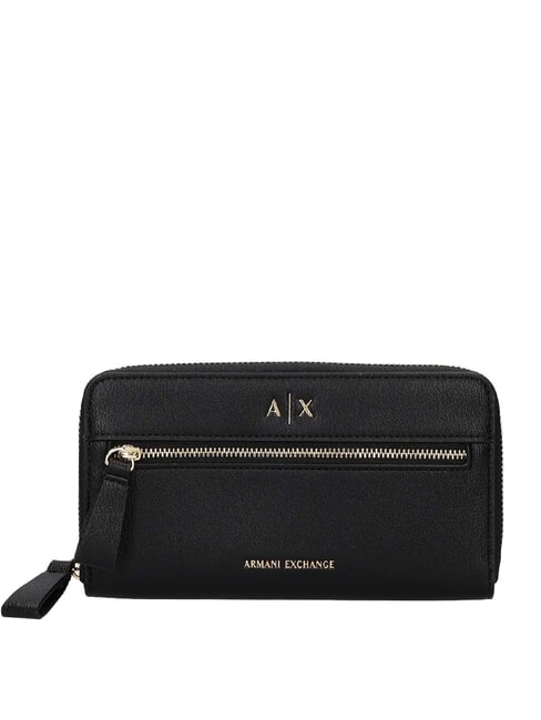 ARMANI EXCHANGE A|X Geldbörse mit Rundum-Reißverschluss Schwarz - Brieftaschen Damen