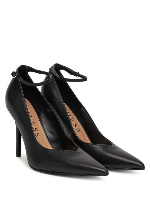 GUESS NAPRIL  9cm hohe Lederpumps SCHWARZ - Damenschuhe