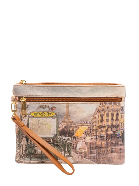 YNOT YESBAG Mittelgroße Clutch mit Manschette Pariser Metro - Damentaschen