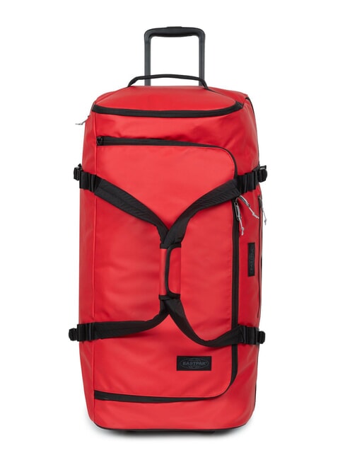 EASTPAK DUFFEL PACK WHEEL M Mittelgroßer wasserabweisender Reisetaschen-Trolley Plane rot - Halbharte Trolleys