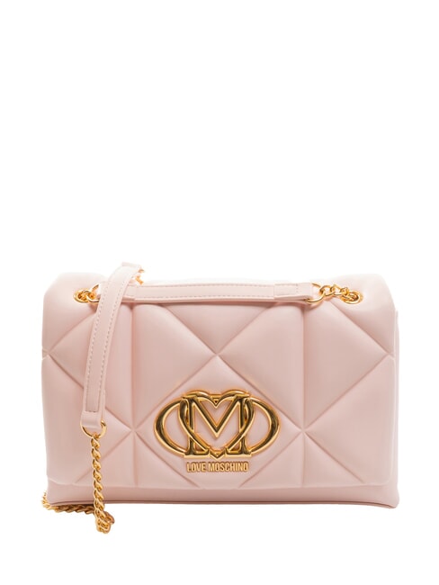 LOVE MOSCHINO GEOMETRIC Wandelbare Tasche mit Klappe Gesichtspuder - Damentaschen