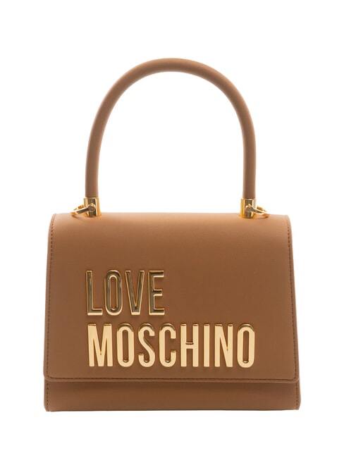 LOVE MOSCHINO BOLD LOVE Mini-Handtasche mit Schultergurt Kamel - Damentaschen