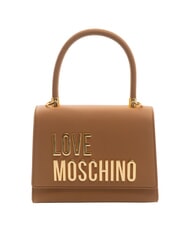 LOVE MOSCHINO BOLD LOVE Mini-Handtasche mit Schultergurt Kamel - Damentaschen - 1