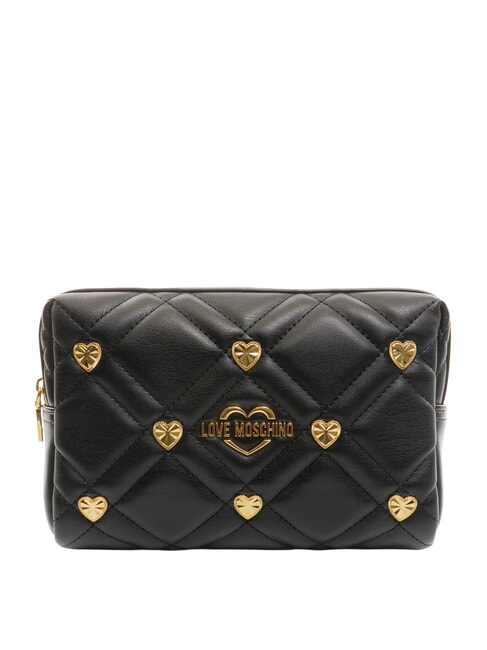 LOVE MOSCHINO EMBOSSED Clutch Schwarz - Damentaschen