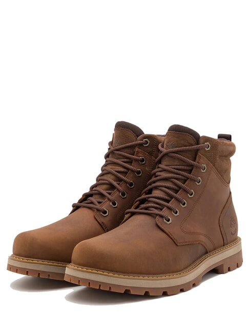 TIMBERLAND BRITTON ROAD Wasserdichte Stiefeletten aus Leder Rost voller Maserung - Herrenschuhe