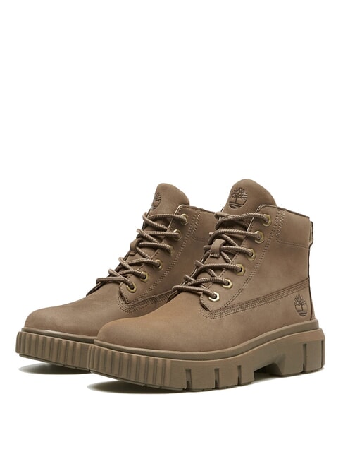 TIMBERLAND GREYFIELD Lederamphibien mittelbraunes Nubuk - Damenschuhe
