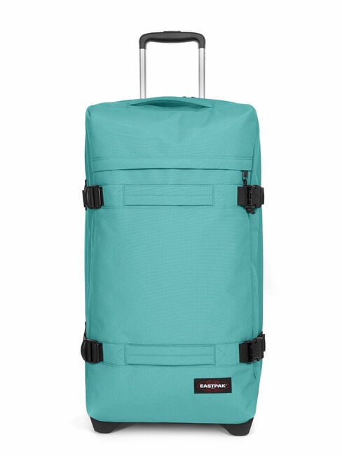 EASTPAK TRANSIT'R M Trolley mittlerer Größe strom blau - Halbharte Trolleys