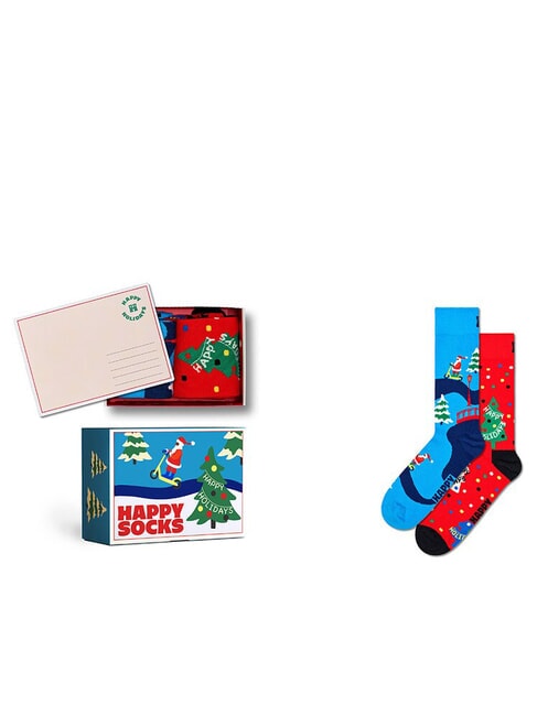 HAPPY SOCKS HAPPY HOLIDAYS Geschenkset mit 2 Paar Socken 6000 - Damenstrümpfe