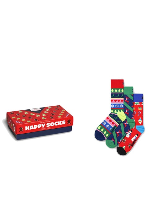 HAPPY SOCKS X-MAS SWEATER Geschenkset mit 3 Paar Socken 4300 - Herrensocken/Herrenstrümpfe