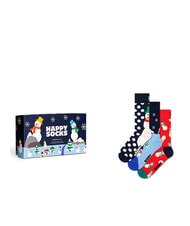 HAPPY SOCKS SNOWM Geschenkset mit 3 Paar Socken - Herrensocken/Herrenstrümpfe