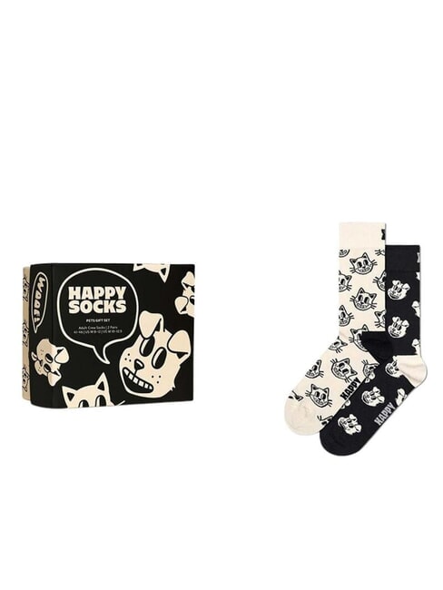 HAPPY SOCKS PETS SOCKS Geschenkset mit 2 Paar Socken 9100 - Damenstrümpfe