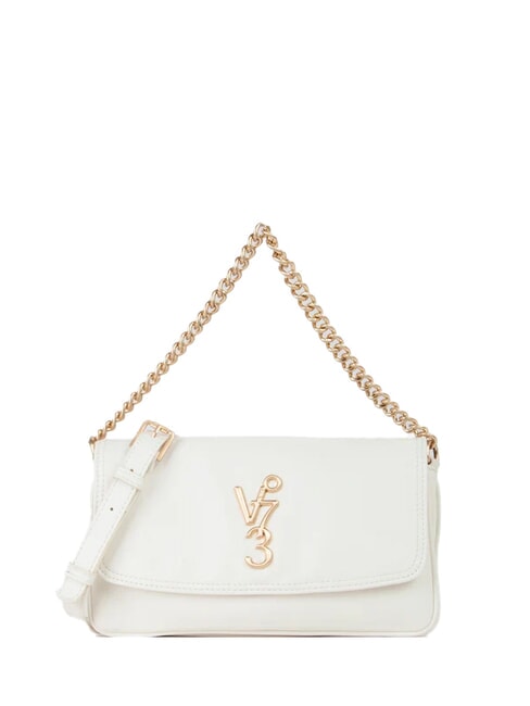 V73 LOUISE Mittelgroße Umhängetasche mit Kettengriff ecru - Damentaschen