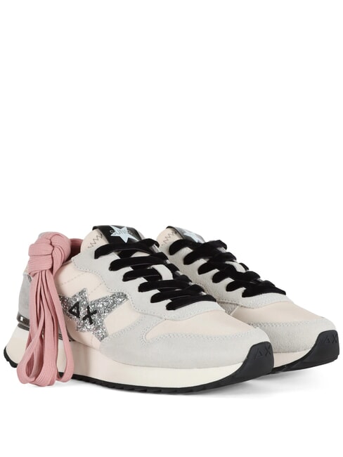 SUN68 STARGIRL GLITTER LOGO Turnschuhe biancopan - Damenschuhe