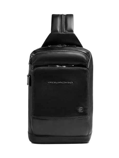 PIQUADRO W136 Rucksack / Tablet-Tasche Schwarz - PC-Rucksäcke