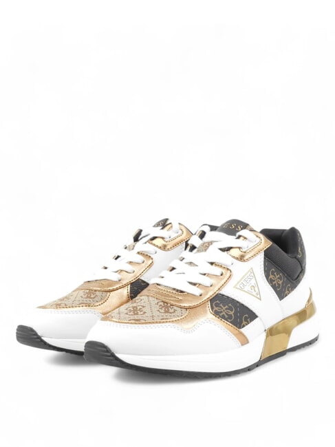 GUESS MICKAY Turnschuhe Beige / Braun - Damenschuhe