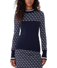 GUESS MOCK NECK AUBREY 4G Slim Fit Pullover - Damenpullover