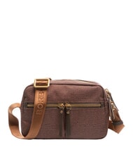 BORBONESE FLEXOS ZIP Mini-Umh&auml;ngetasche Terrakotta - Damentaschen - 1