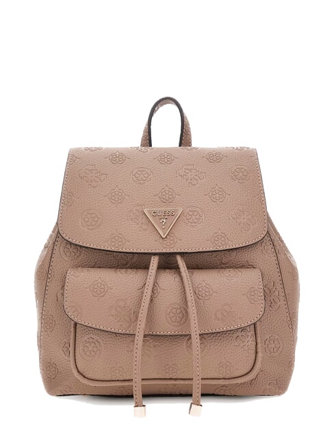 GUESS CRESIDIA II Rucksack mit Tasche Logo in dunklem Taupe - Damentaschen