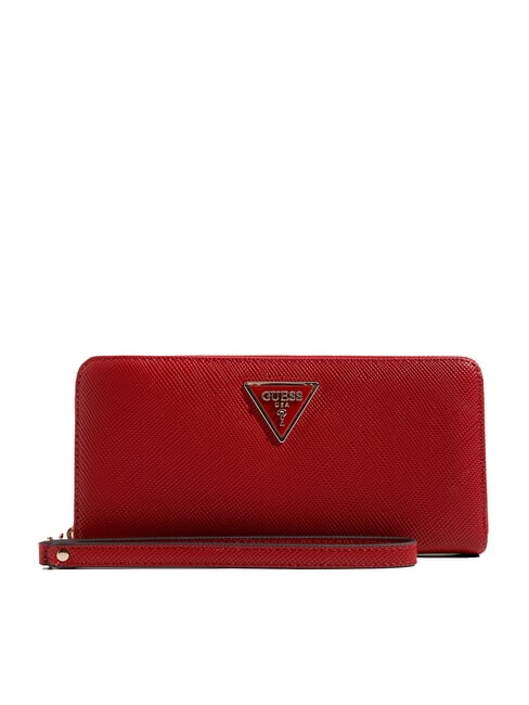 GUESS LAUREL 2 Große Geldbörse mit Rundum-Reißverschluss Granat - Brieftaschen Damen