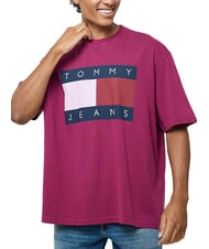 TOMMY HILFIGER TH JEANS Maxi Flag Baumwoll-T-Shirt Taltraube - Herren-T-Shirts - 1
