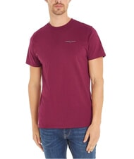 TOMMY HILFIGER TH JEANS Baumwoll-T-Shirt Taltraube - Herren-T-Shirts - 1