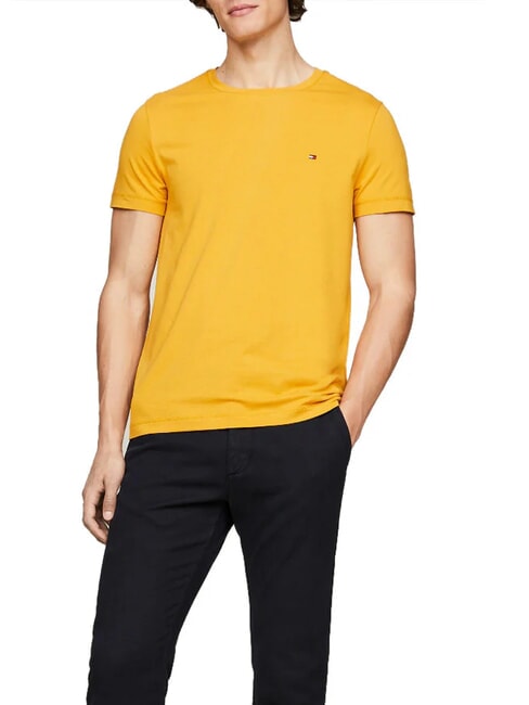 TOMMY HILFIGER  Stretch-T-Shirt für Herren Stadtgelb - Herren-T-Shirts