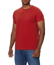 TOMMY HILFIGER  Stretch-T-Shirt für Herren dunkles Magma - Herren-T-Shirts - 1