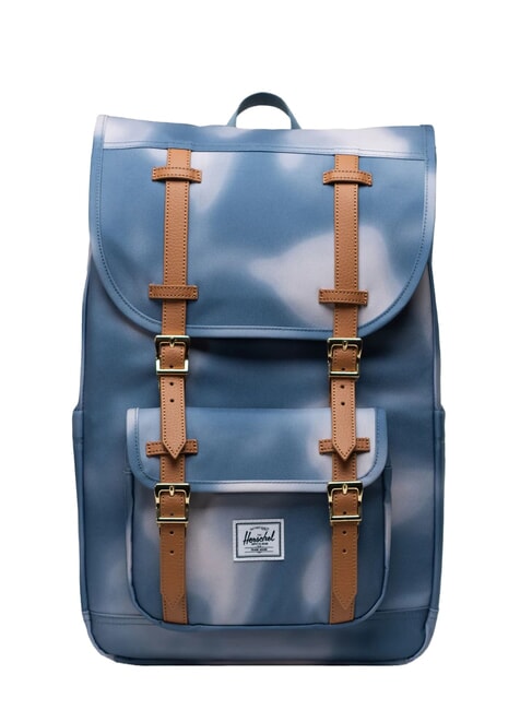HERSCHEL LITTLE AMERICA MID Mittelgroßer Rucksack blaue Fata Morgana tonale Morgendämmerung - Rucksäcke für Schule &amp; Freizeit