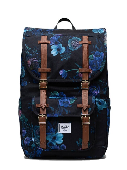 HERSCHEL LITTLE AMERICA MID Mittelgroßer Rucksack Abends blumig - Rucksäcke für Schule &amp; Freizeit