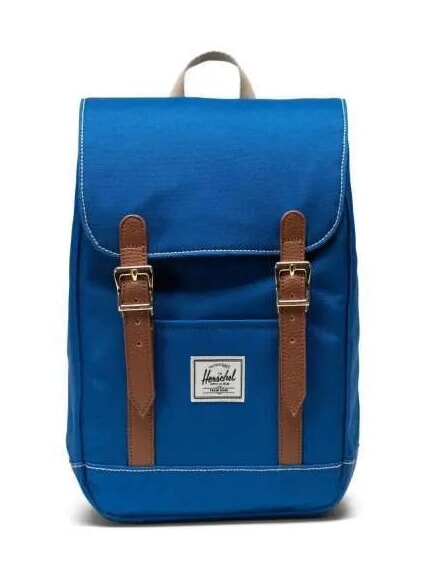 HERSCHEL RETREAT MINI Rucksack echtes Blau/Weiß-Stich - Rucksäcke für Schule &amp; Freizeit