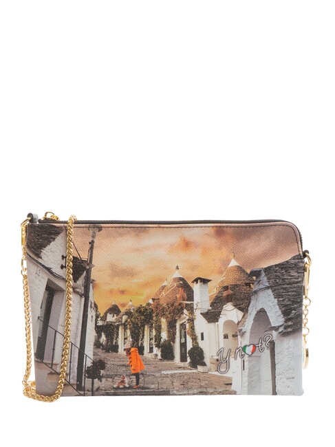 YNOT YESBAG Clutch Clutch mit Schultergurt Leben in Trulli - Damentaschen