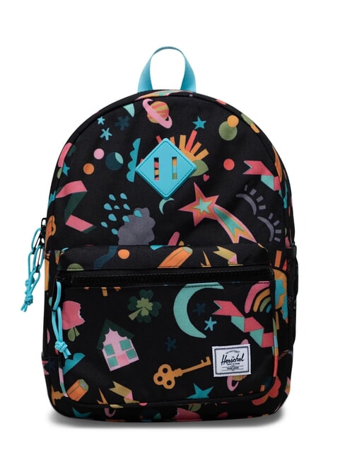 HERSCHEL HERITAGE KIDS Rucksack schwarzes Sammelalbum - Rucksäcke für Schule &amp; Freizeit