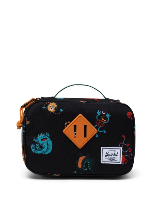 HERSCHEL HERITAGE Federmäppchen mit Griff Monstertanz schwarz - Etuis und Zubehör