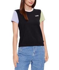 VANS COLORBLOCK Kurzarm-T-Shirt aus Baumwolle - T-Shirts und Tops für Damen