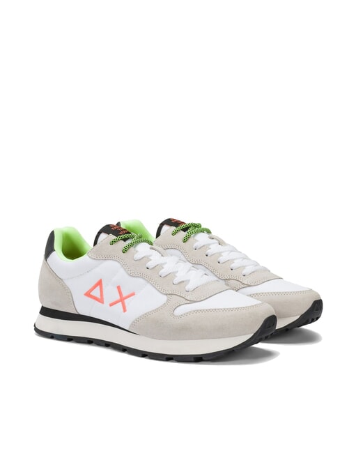 SUN68 TOM FLUO  Turnschuhe Weiß - Herrenschuhe
