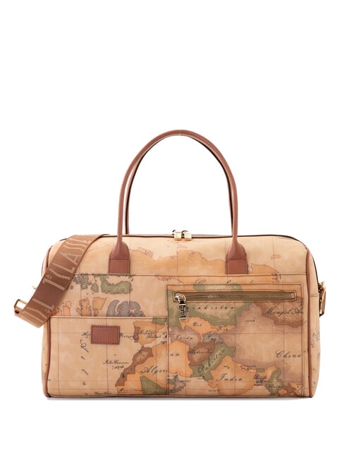 ALVIERO MARTINI PRIMA CLASSE GEO CLASSIC Underseater-Reisetasche mit Schultergurt NATÜRLICH - Reisetaschen